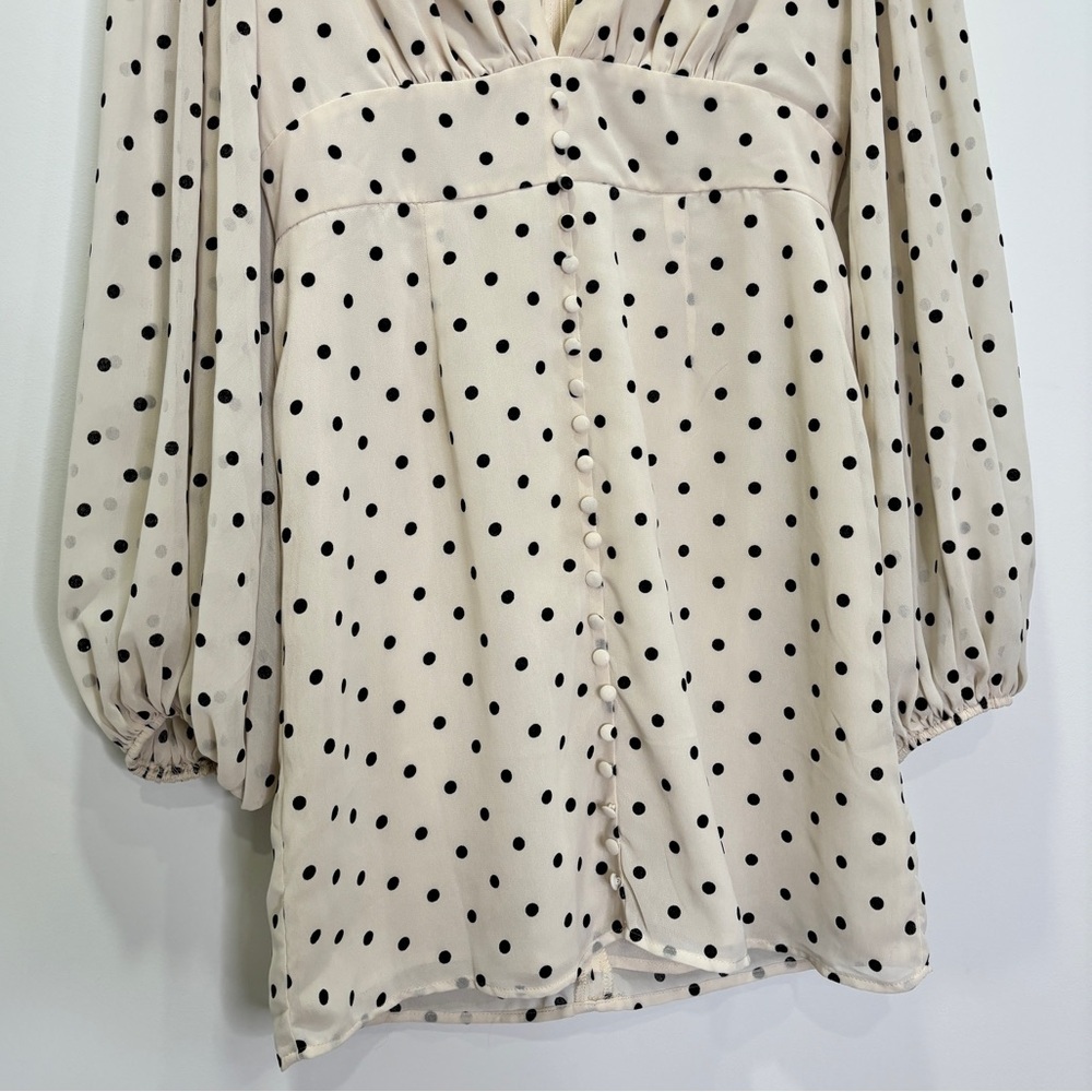 Urban Outfitters Polka Dot Long Sleeve Dress - Picture 6 of 13